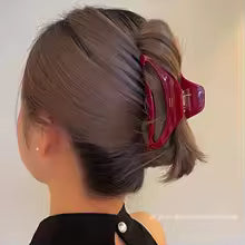 Vintage French Hollow Hair Claw Clip for Women & Girls